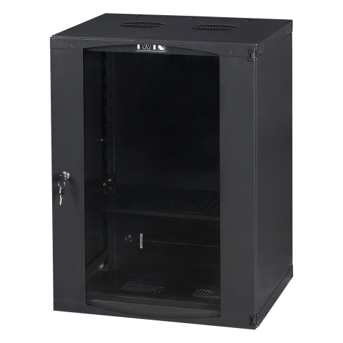 Шкаф настенный 19" со стеклянной дверью, серии Next